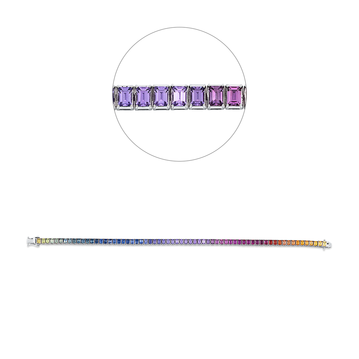 rainbow & multicolor bracelet - 5G656