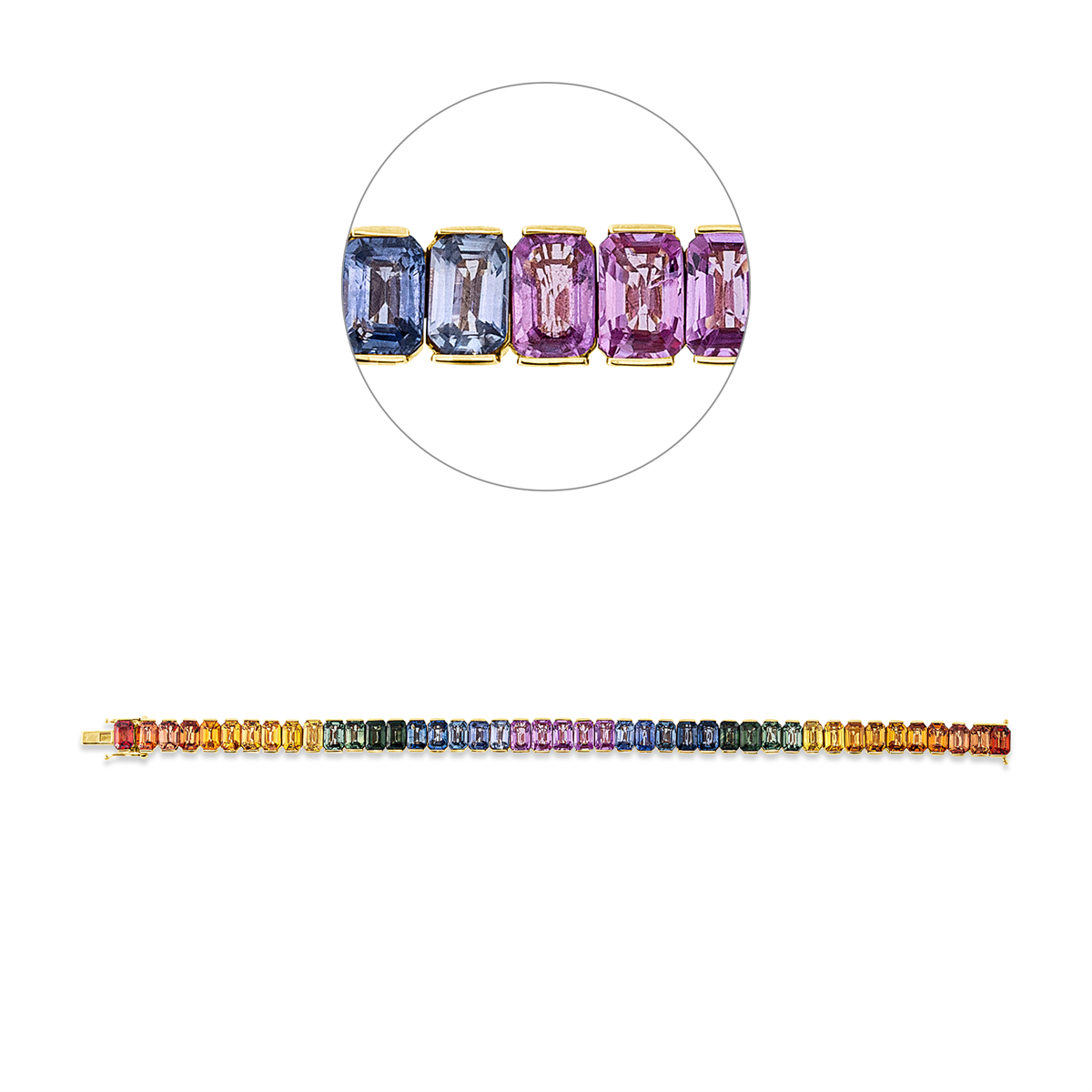 rainbow & multicolor bracelet - 5G763