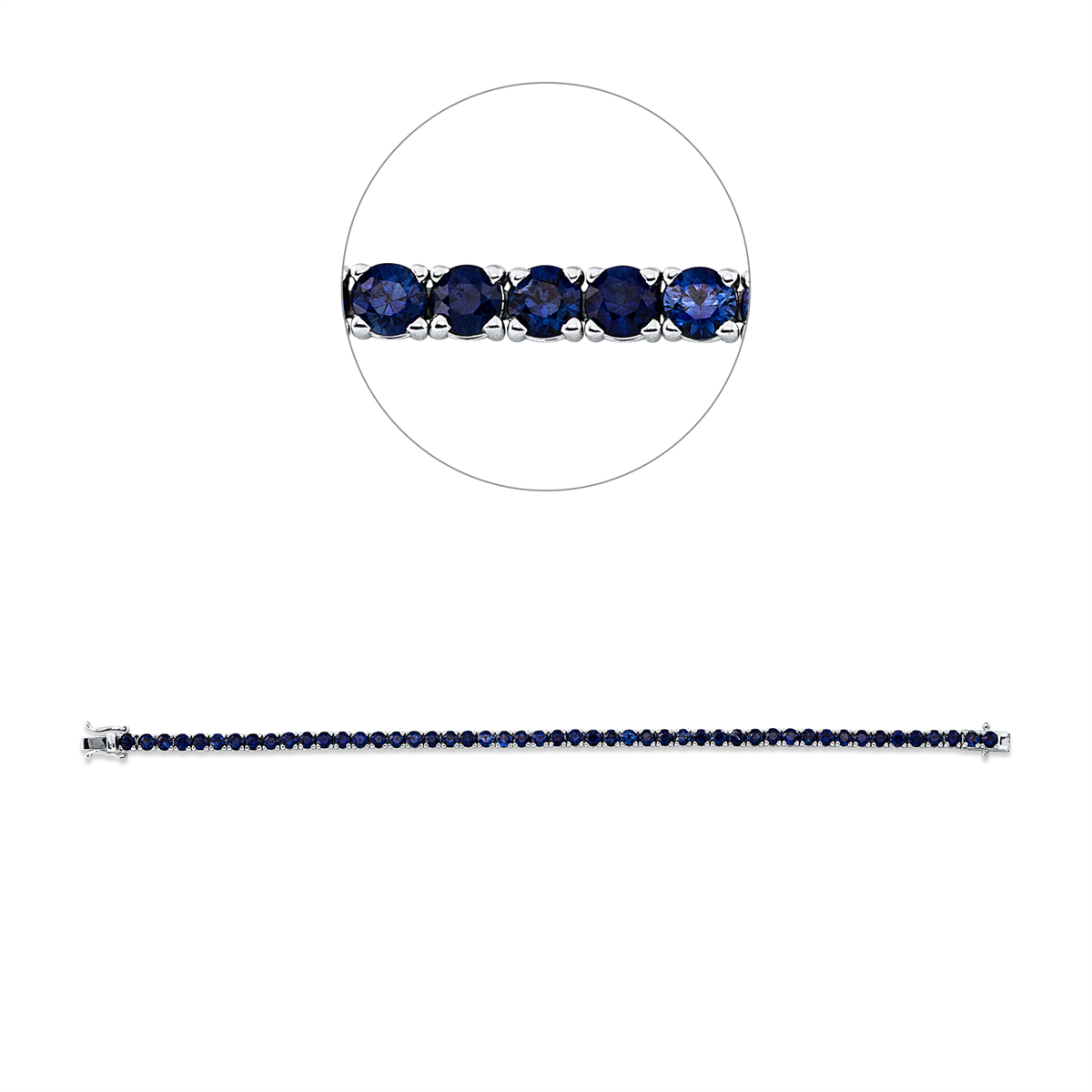 colored stone classic bracelet - 5G889