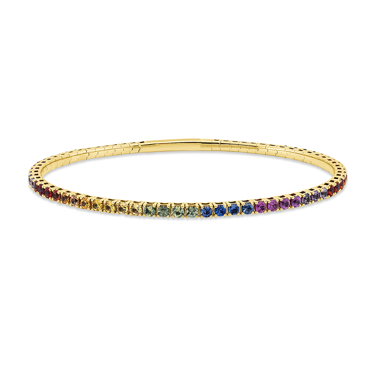 regenboog- en veelkleurige armband - 6B345