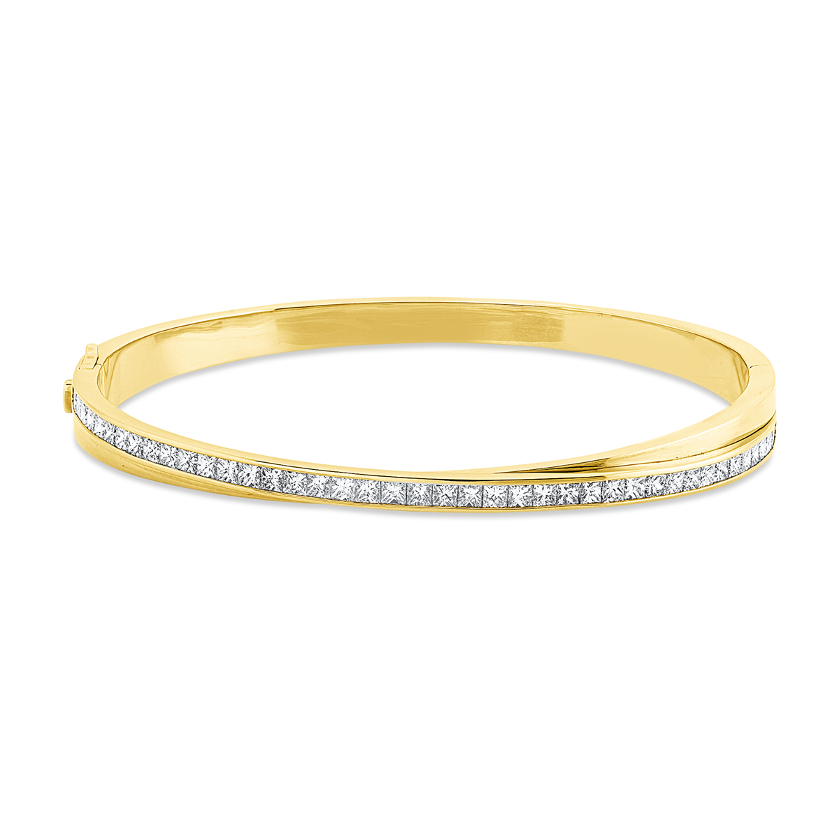 princess  exclusive bangle in yellow gold