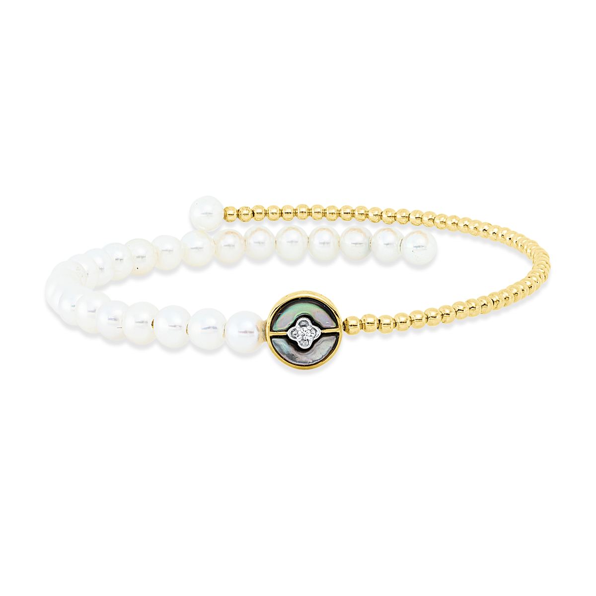 pearl bangle - 6B480
